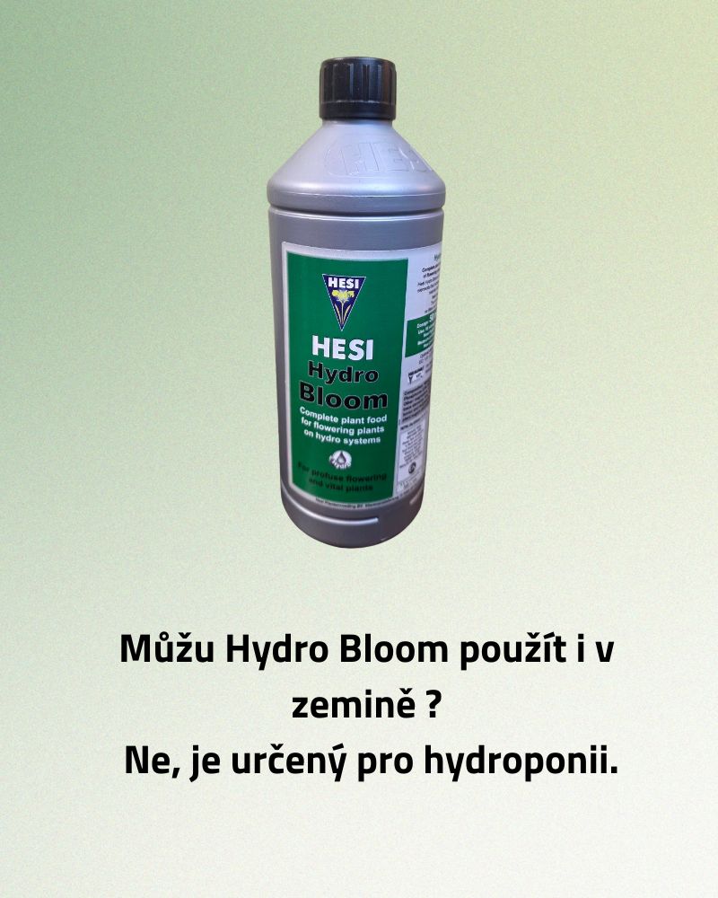 Hydroponické hnojivo na tvorbu květů - zelené